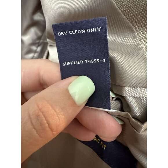 Stafford Men’s Sport Coat Signature Classic Fit Linen Blend Blazer size 48R - Picture 5 of 7